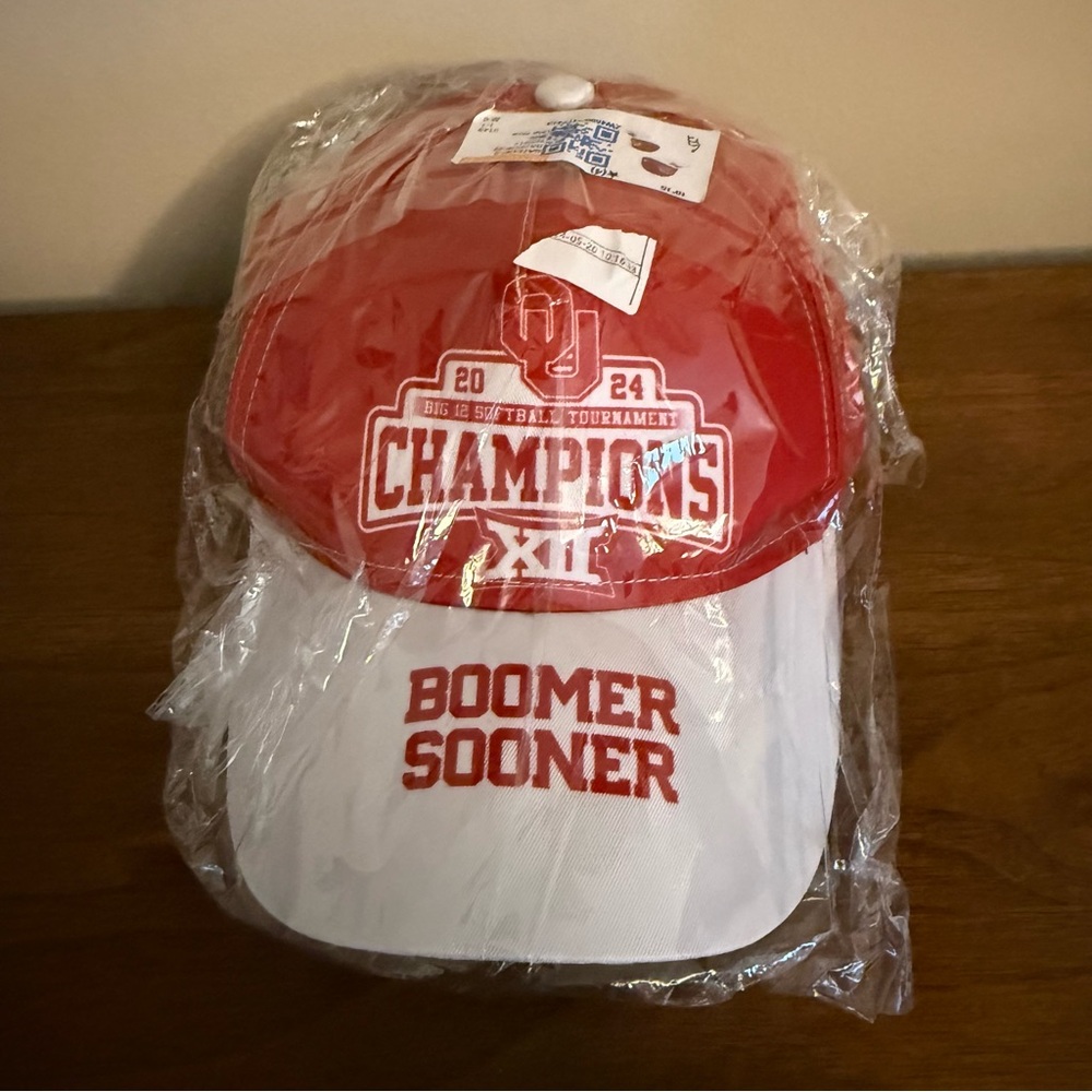 Oklahoma Sooners Big 12 Softball 2024 SnapBack Hat NEW